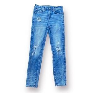 American Eagle Athletic Slim Distressed Jeans Unisex 28x32